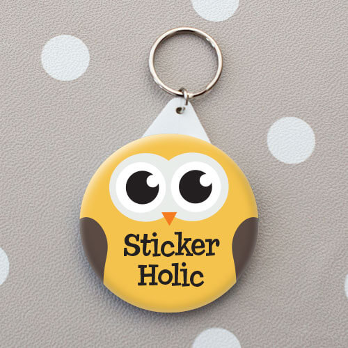 sticker holic personalised bag tag
