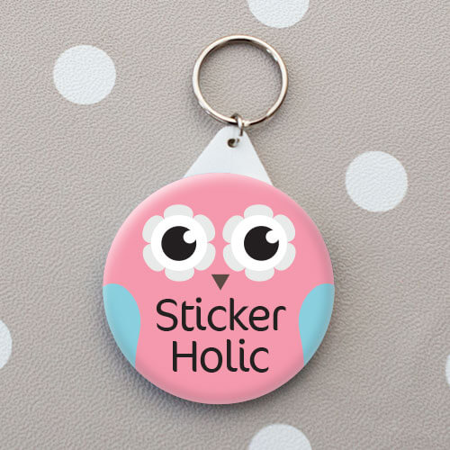 sticker holic personalised bag tag