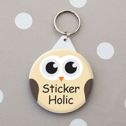 sticker holic personalised bag tag