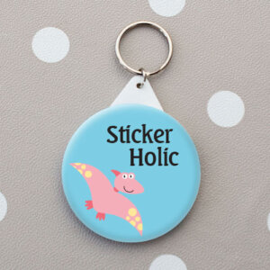sticker holic personalised bag tag