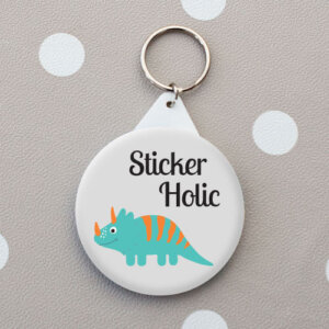 kids dinosaur name tag