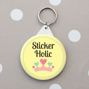sticker holic personalised bag tag