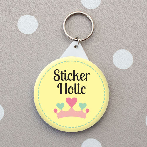 sticker holic personalised bag tag