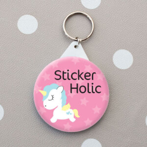 sticker holic personalised bag tag