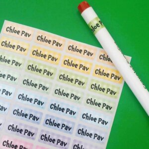 sticky mini labels