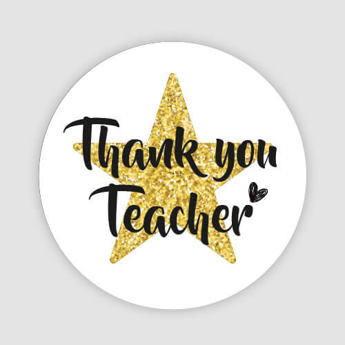 thank you teacher stickers