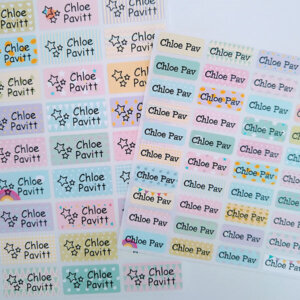 sticky name labels school labels object name labels sticker holic